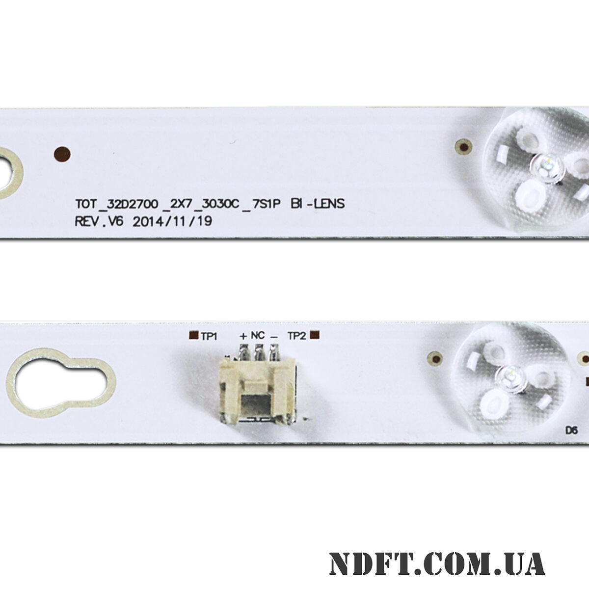 TOT_32D2700_2X7_3030C_7S1P 32HR330M07A2 V2 (7LED 550mm 6V, TOT-32D2700-2X7-3030C-7S1P, OEM32LB34-LED3030-V0.7) LED подсветка TV 32″ (комплект) – Фото №2