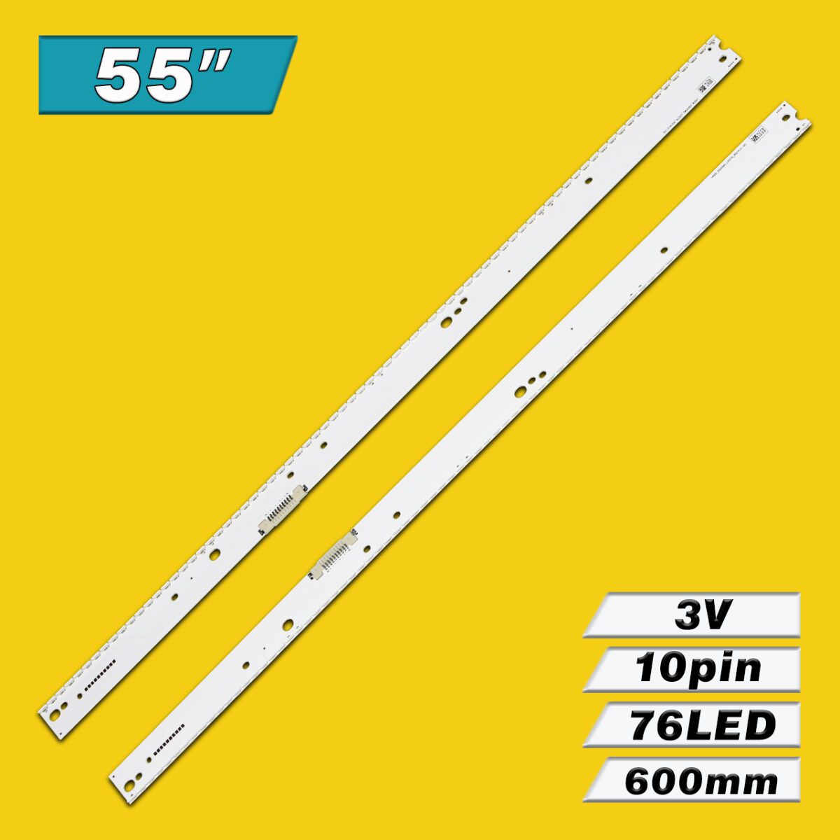 V6EB_550SMC_LED76_R0 + V6EB_550SMD_LED76_R0 BLUE (76LED 600mm 3V, S_KS7/7.5/8/9K_55_SFL70_L76/R76_REV2.1_160108) – LED подсветка TV 55″ (комплект) – Фото №3