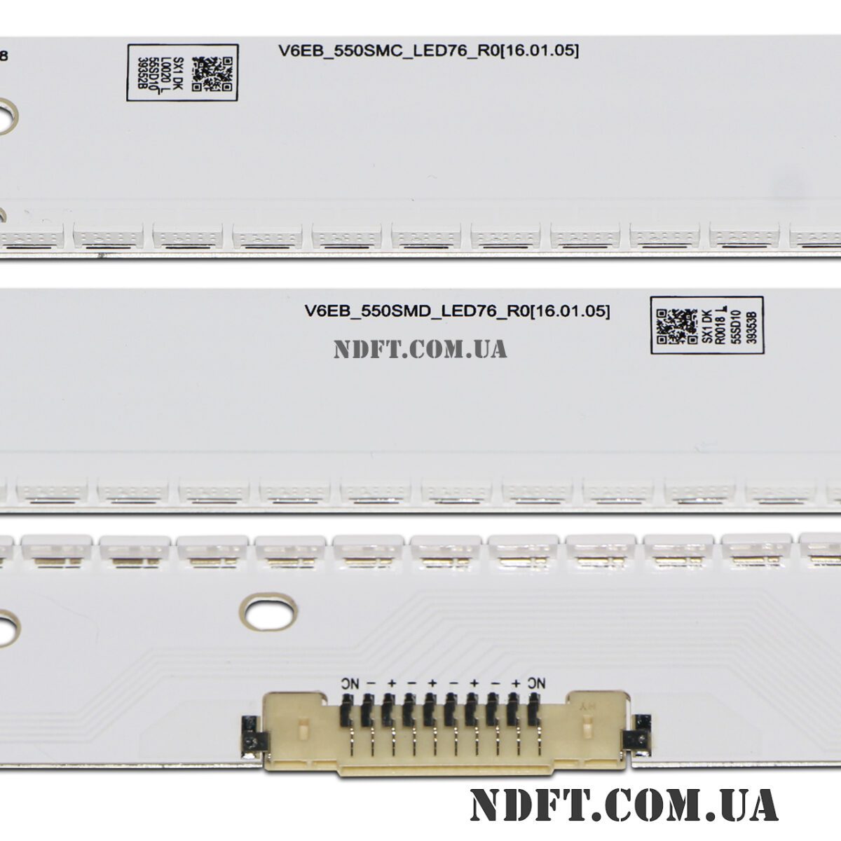 V6EB_550SMC_LED76_R0 + V6EB_550SMD_LED76_R0 BLUE (76LED 600mm 3V, S_KS7/7.5/8/9K_55_SFL70_L76/R76_REV2.1_160108) – LED подсветка TV 55″ (комплект) – Фото №2