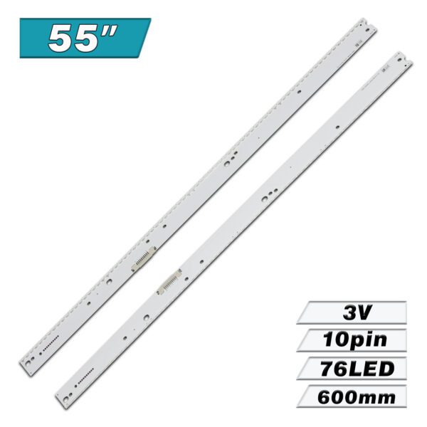 V6EB_550SMC_LED76_R0 + V6EB_550SMD_LED76_R0 BLUE (76LED 600mm 3V, S_KS7/7.5/8/9K_55_SFL70_L76/R76_REV2.1_160108) – LED подсветка TV 55″ (комплект) – Фото №1