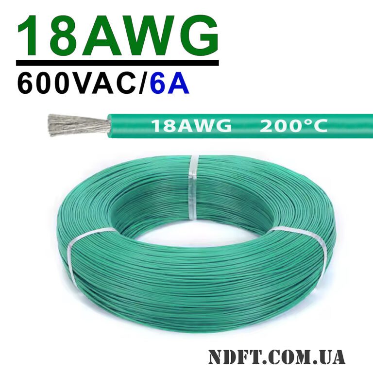 cable-18awg-cyan-x200-01 Силиконовый провод 18AWG 0.75mm² 200м бухта, луженая медь, термостойкий, одножильный многопроволочный (бирюзовый) – Фото №1