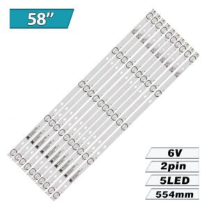 MS-L3006 V2 (5LED 554mm 6V, CX58D05-ZC22AG-02E 303CX580001E, JL.D58051330-006AS-M) – LED подсветка TV 58″ (комплект) – Фото №1
