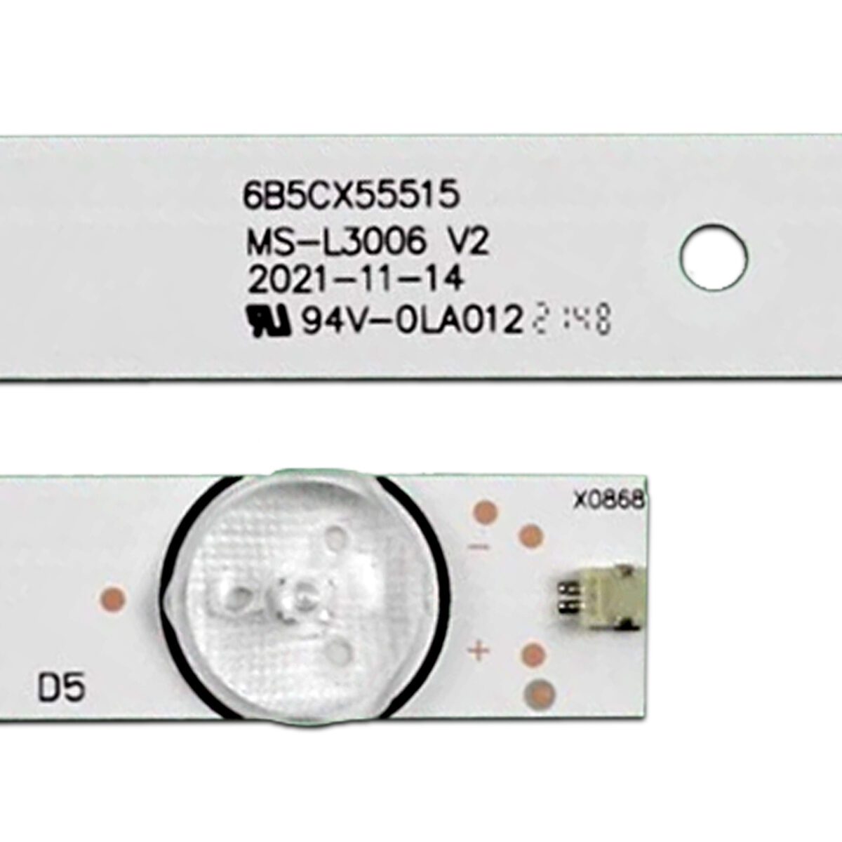 MS-L3006 V2 (5LED 554mm 6V, CX58D05-ZC22AG-02E 303CX580001E, JL.D58051330-006AS-M) – LED подсветка TV 58″ (комплект) – Фото №2