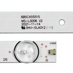 MS-L3006 V2 (5LED 554mm 6V, CX58D05-ZC22AG-02E 303CX580001E, JL.D58051330-006AS-M) – LED подсветка TV 58″ (комплект) – Фото №2