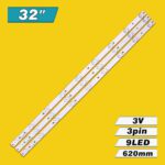 120731-CR-320-027-9pcs (9LED 620mm 3V, JF P/N:01.JL.JM32091235A2) – LED подсветка TV 32″ (комплект) – Фото №3
