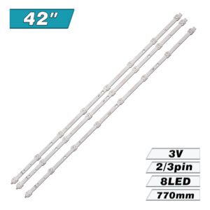 LED42D08A-ZC26AG-01 + LED42D08B-ZC26AG-01 (8LED 770mm 3V, LED42D08A-ZC23AG-03/04 + LED42D08B-ZC23AG-03/04) – LED подсветка TV 42″ (комплект) – Фото №1