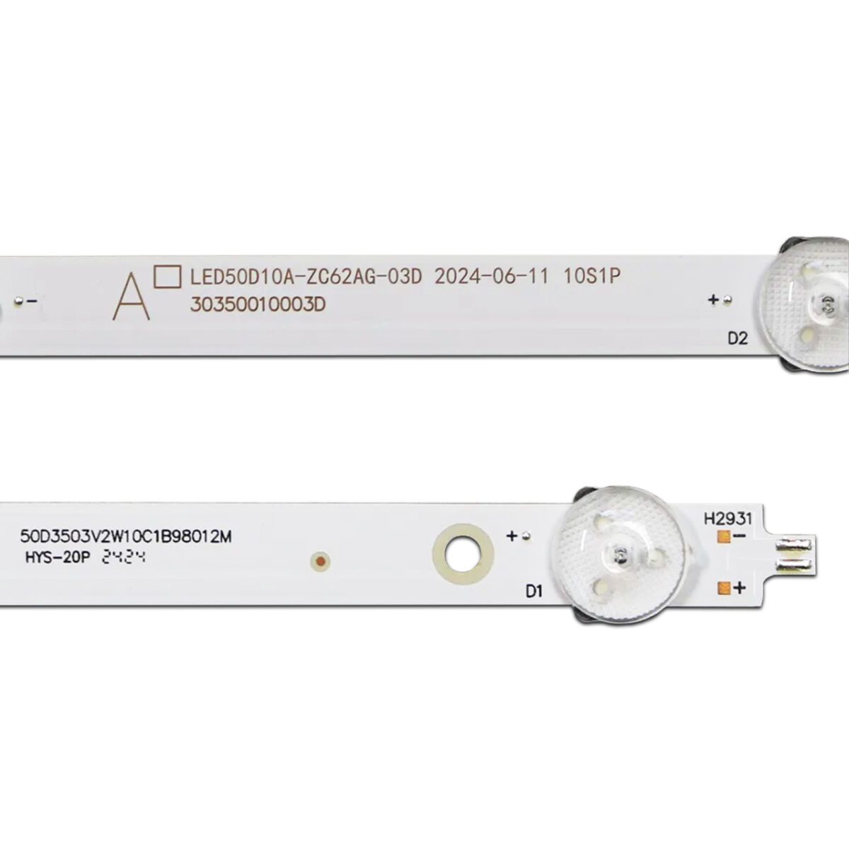 LED50D10A-ZC62AG-03D 10S1P 30350010003D (10LED 980mm 3V) – LED подсветка TV 50″ (комплект) – Фото №2