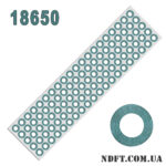 Кільця ізоляційні 1S1P 18650 (лист 100 шт.) для літієвих акумуляторів – Фото №2