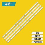 IC-C-TBAC42D193 CL0_T42 PHP LD REV.03 (6LED 790mm 3V, IC-C-TBAC420193, CL0_T42 PHP LD REV03) – LED подсветка TV Philips 42″ (комплект) – Фото №3