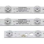 LED49D08A-ZC14AG-02 PN:30349008204 + LED49D08B-ZC14AG-02 PN:30349008205 (8LED 477mm 3V, Kivi 49U720SU) – LED подсветка TV Kivi 49″ (комплект) – Фото №2