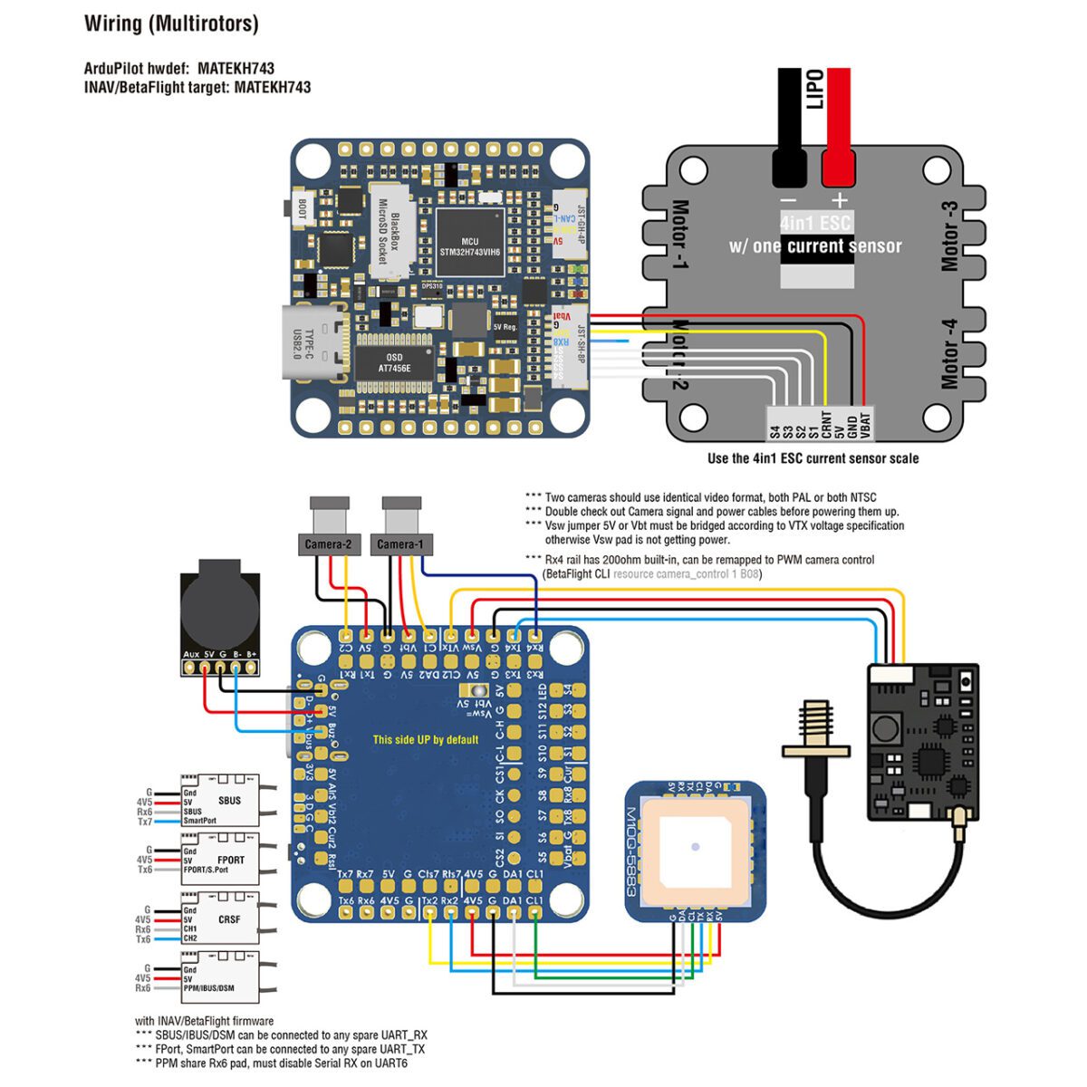 Політний контролер FC743 slim V1.1 на STM32H743VIH6 – Фото №5