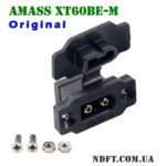 Amass XT60BE-M 35/60A Black (Оригинал) + заглушка – Разъем-розетка врезная (папа/male) – Фото №1