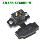 Amass XT60BE-M 35/60A Black (Оригинал) + заглушка – Разъем-розетка врезная (папа/male) – Фото №2