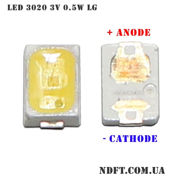 LED LG 3020 3V 0,5W GW30F