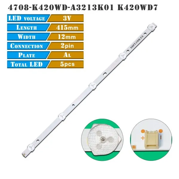 led подсветка 4708-K420WD-A3213K01 K420WD7 01