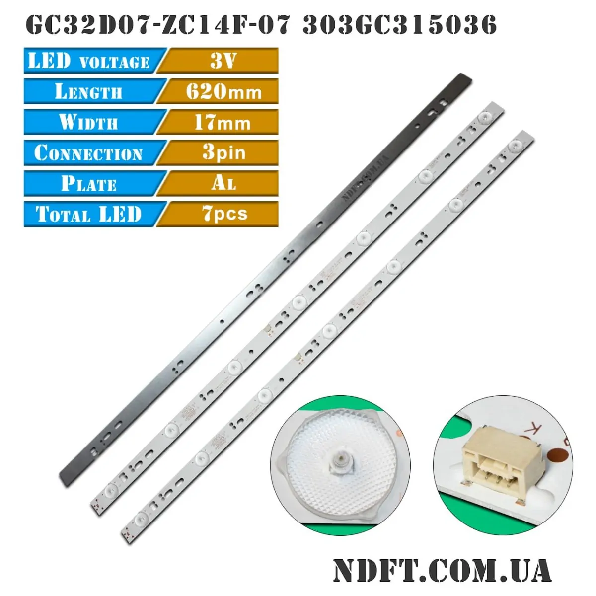 LED подсветка GC32D07-ZC14F-07 303GC315036 01