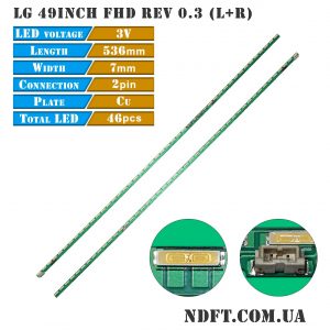 LED подсветка LG-49inch-FHD REV-0.3 01