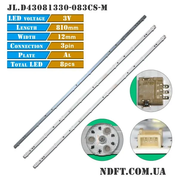 LED подсветка JL.D43081330-083CS-M 01