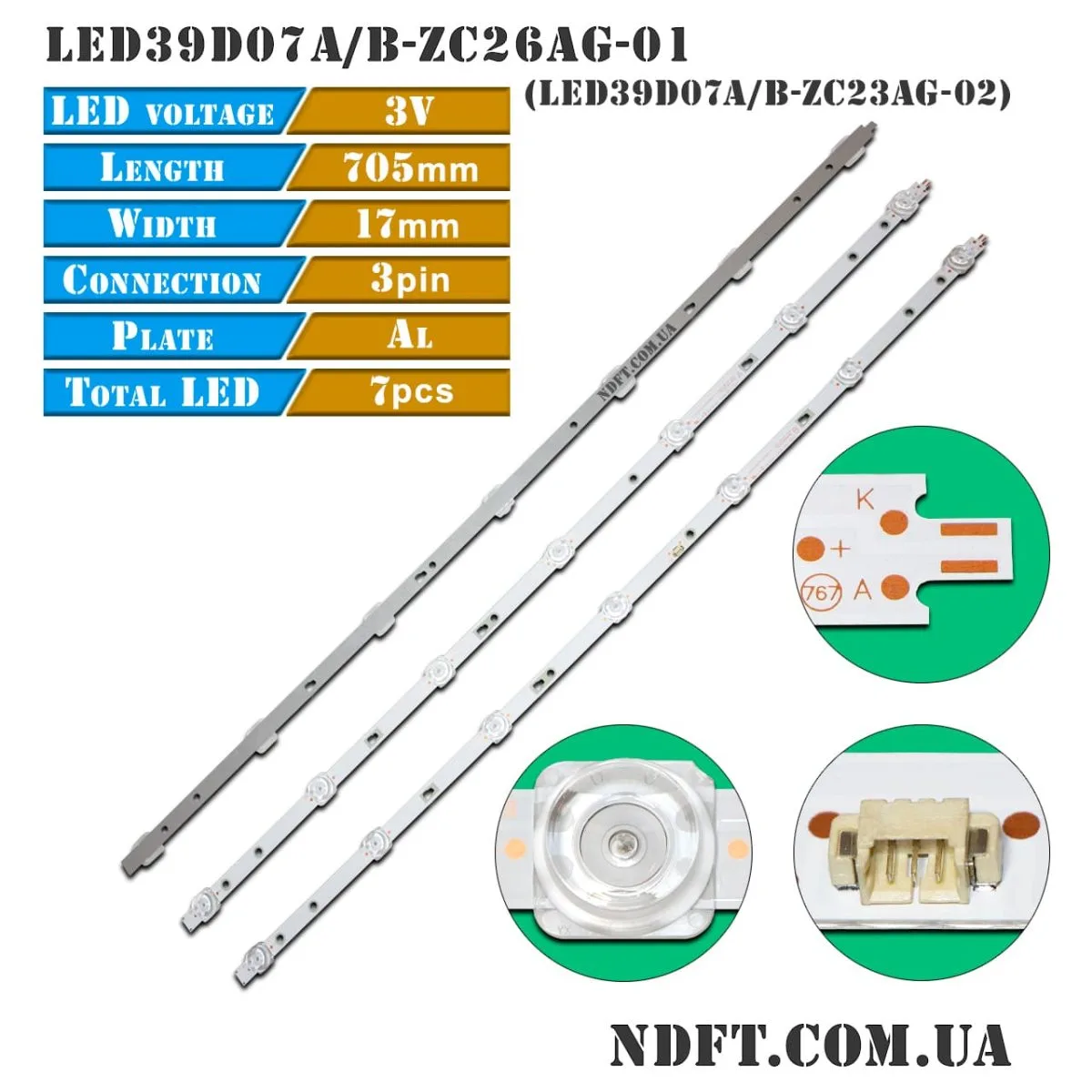 LED подсветка LED39D07A-LED39D07B-ZC26AG-01 001