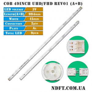 LED подсветка COB-49inch-UHD/FHD-Rev01 01