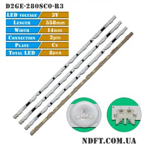 LED подсветка D2GE-280SC0-R3 2013SVS28H 01