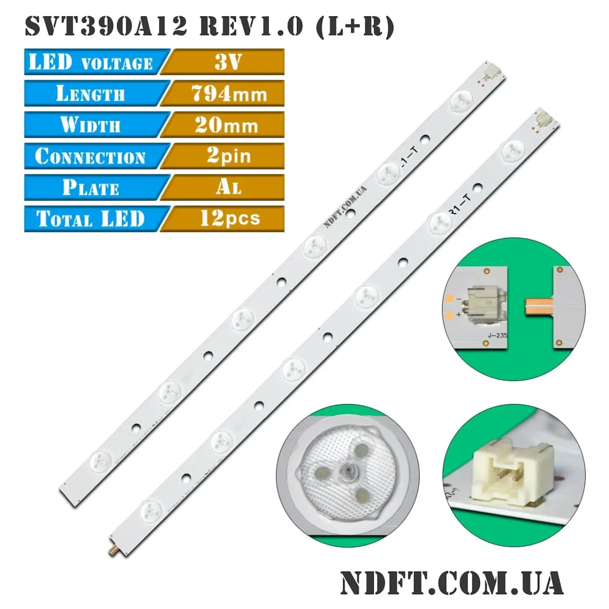 LED подсветка SVT390A12 Rev1.0 01