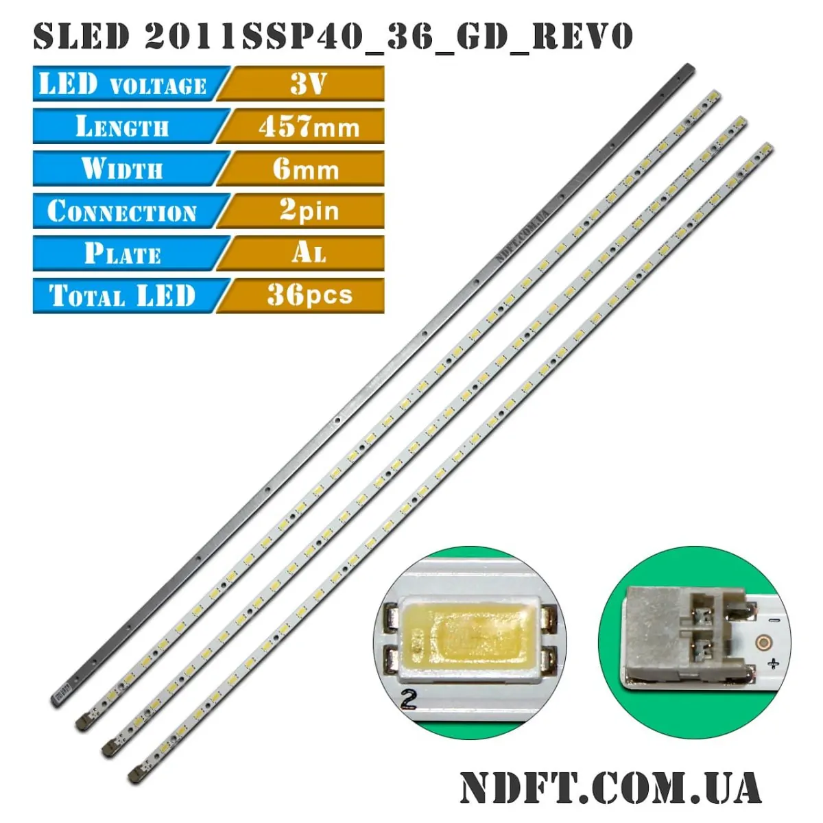 LED подсветка SLED 2011SSP40_36_GD_REV0 01