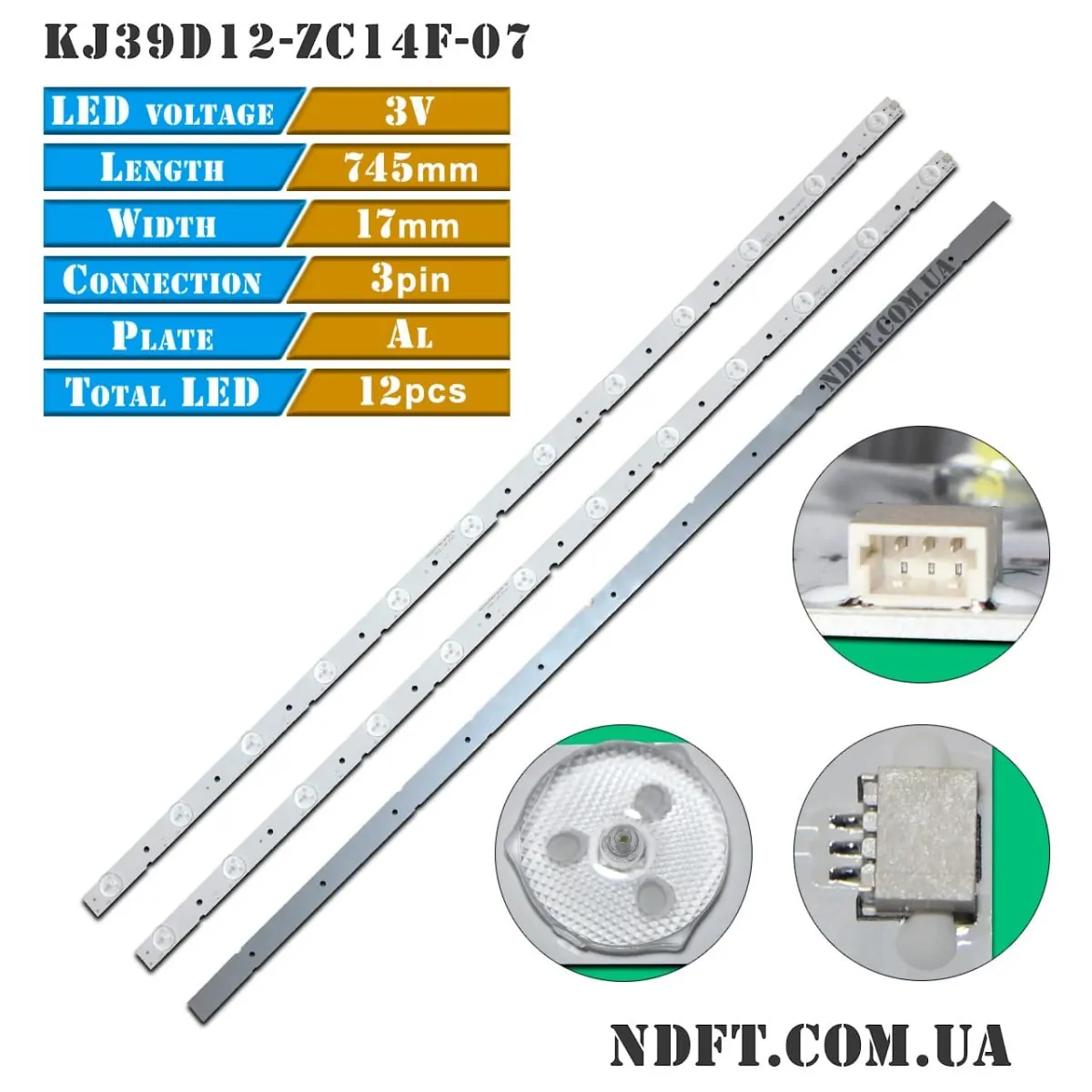 LED подсветка KJ39D12-ZC14F-07 303KJ390037 01