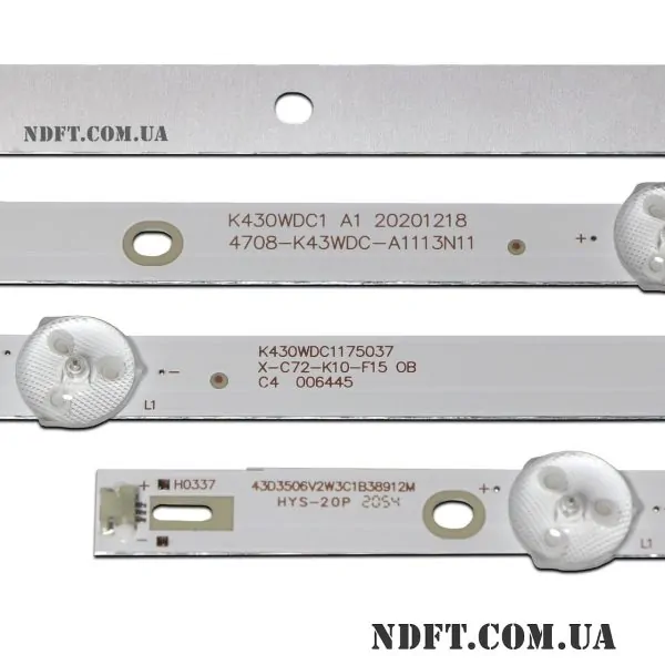 LED подсветка K430WDC1 A1 4708-K43WDC-A1113N11 02