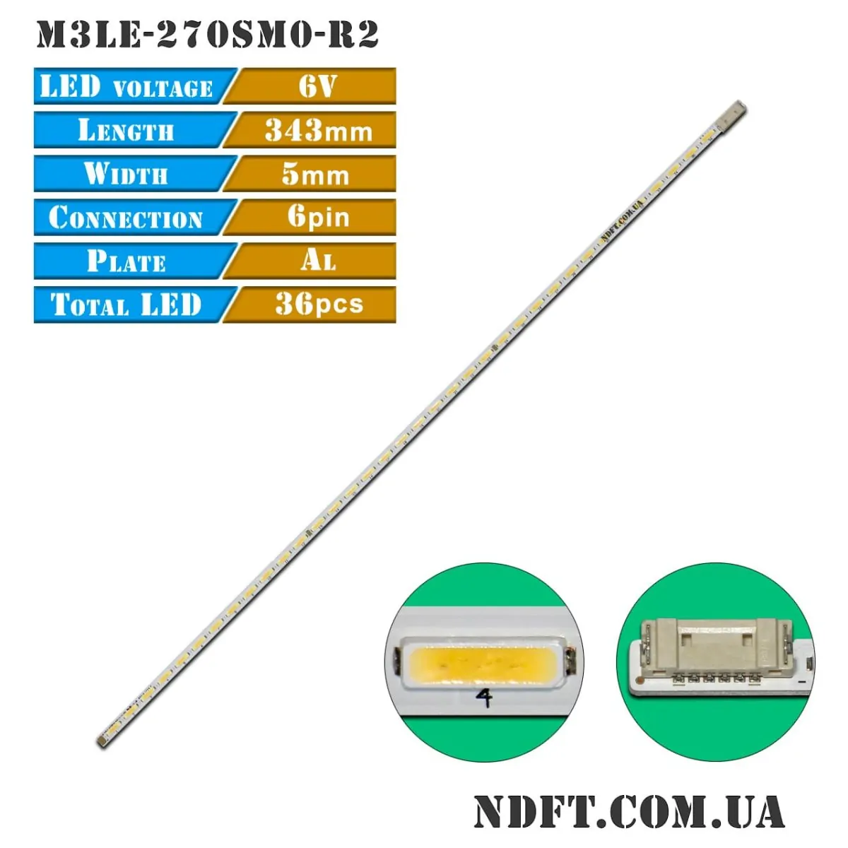 LED подсветка M3LE-270SM0-R2 01