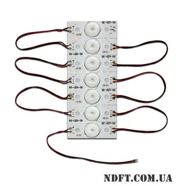 LED-сегмент 3V 2W выпуклый 02