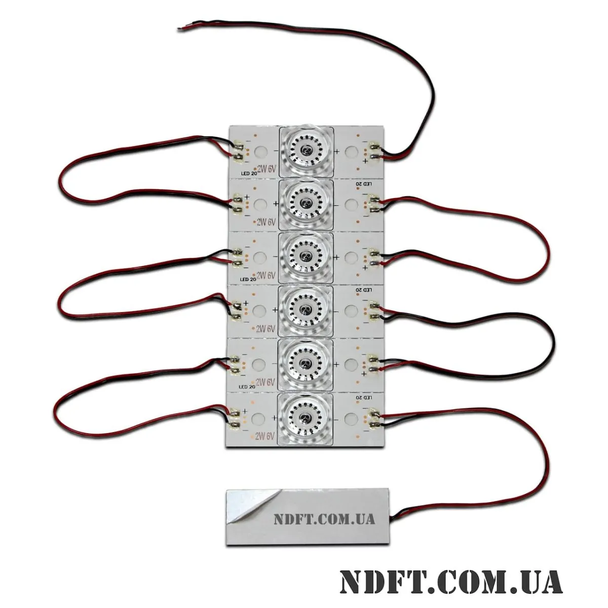 LED-сегмент 6V 2W вогнутый 02