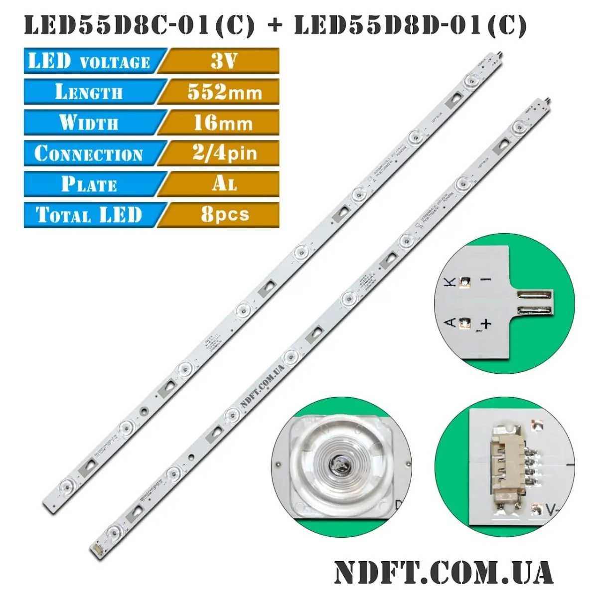 LED подсветка LED55D8C-01(C) LED55D8D-01(C) 01