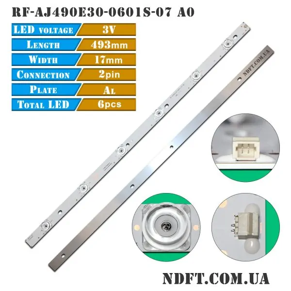 LED подсветка RF-AJ490E30-0601S-07 A0 01