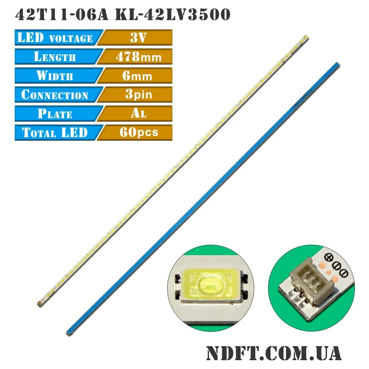 LED 42T11-06a KL-42LV3500 T420HW08 01