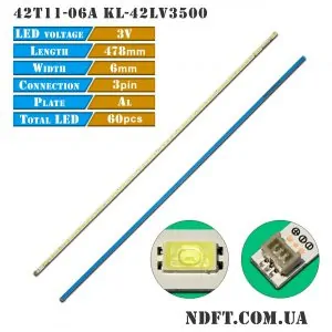 LED 42T11-06a KL-42LV3500 T420HW08 01