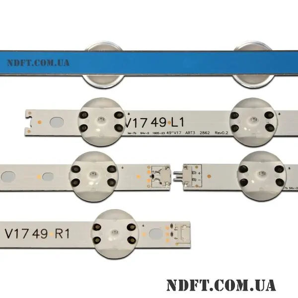 LED подсветка 49″-V17-ART3-2862-Rev0.2 V1749L1 V1749R1 03