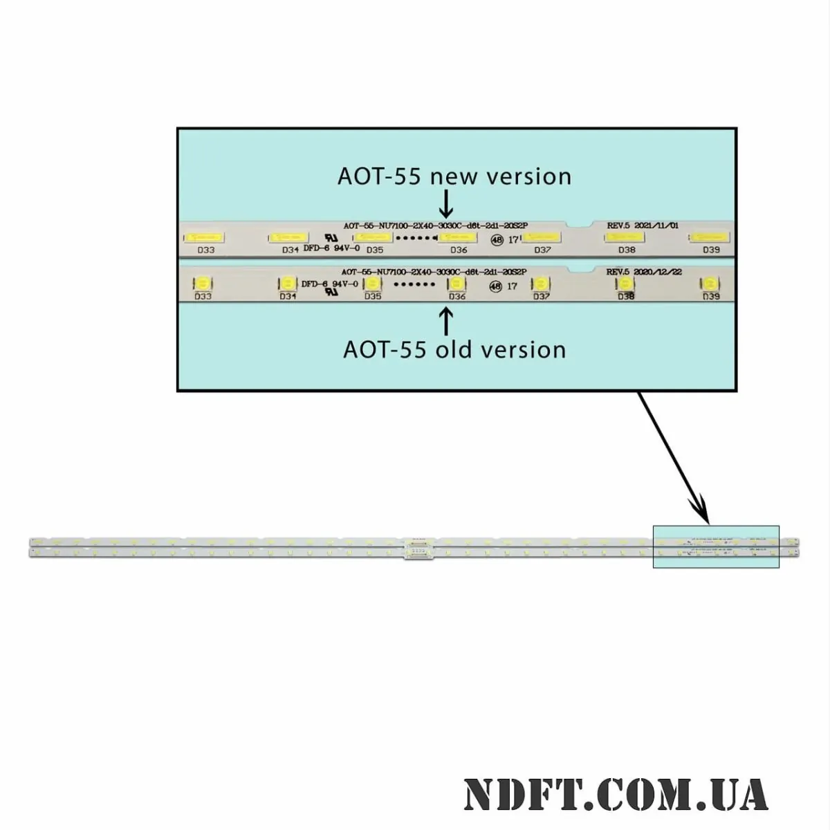 LED подсветка AOT-55 AOT_55 04