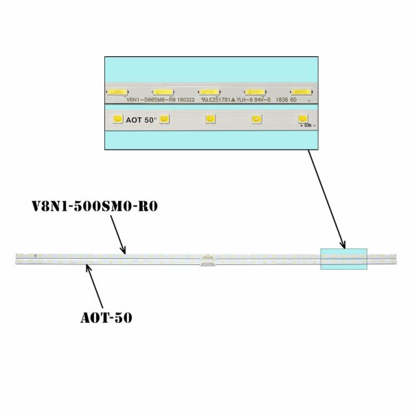 LED подсветка V8N1-500SM0-R0 AOT-50 04