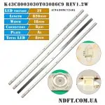 LED подсветка K43C8003030T03086C9-Rev1.2W CN430NC7240 01