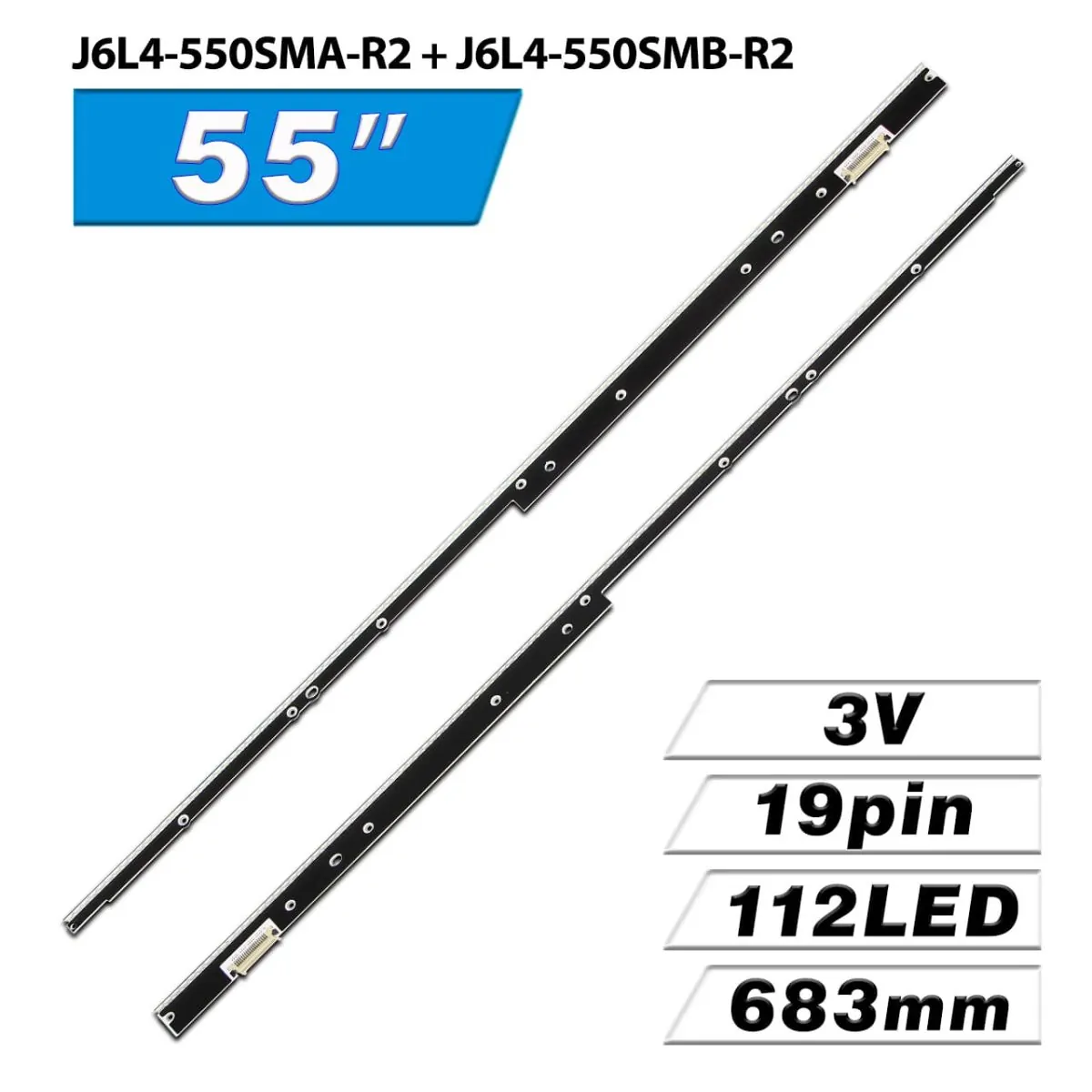 J6L4-550SMA-R2 + J6L4-550SMB-R2 112LED (SLED-MCPCB-LED5030-22MM-WIDTH-55-LEFT/RIGHT-REV0.1, 55-5030-LED-MCPCB-L/R) 05