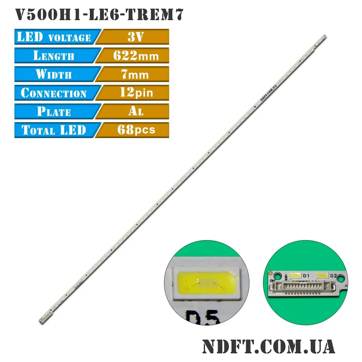 LED подсветка V500H1-LE6-TREM7 01