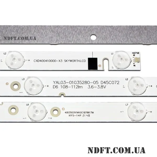 LED подсветка YAL03-01035280-05 CXD400410000-X3 02