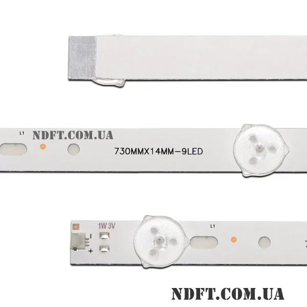 LED подсветка 730MMX14MM-9LED 3V 02