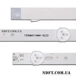 LED подсветка 730MMX14MM-9LED 6V 02