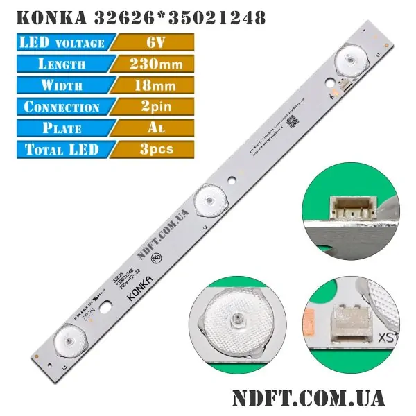 LED подсветка Konka 32626*35021248 01