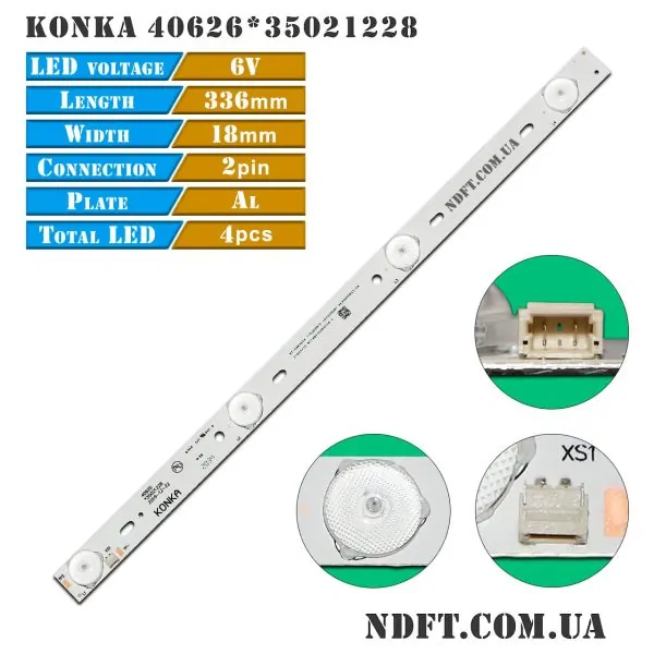 LED подсветка Konka 40626*35021228 01