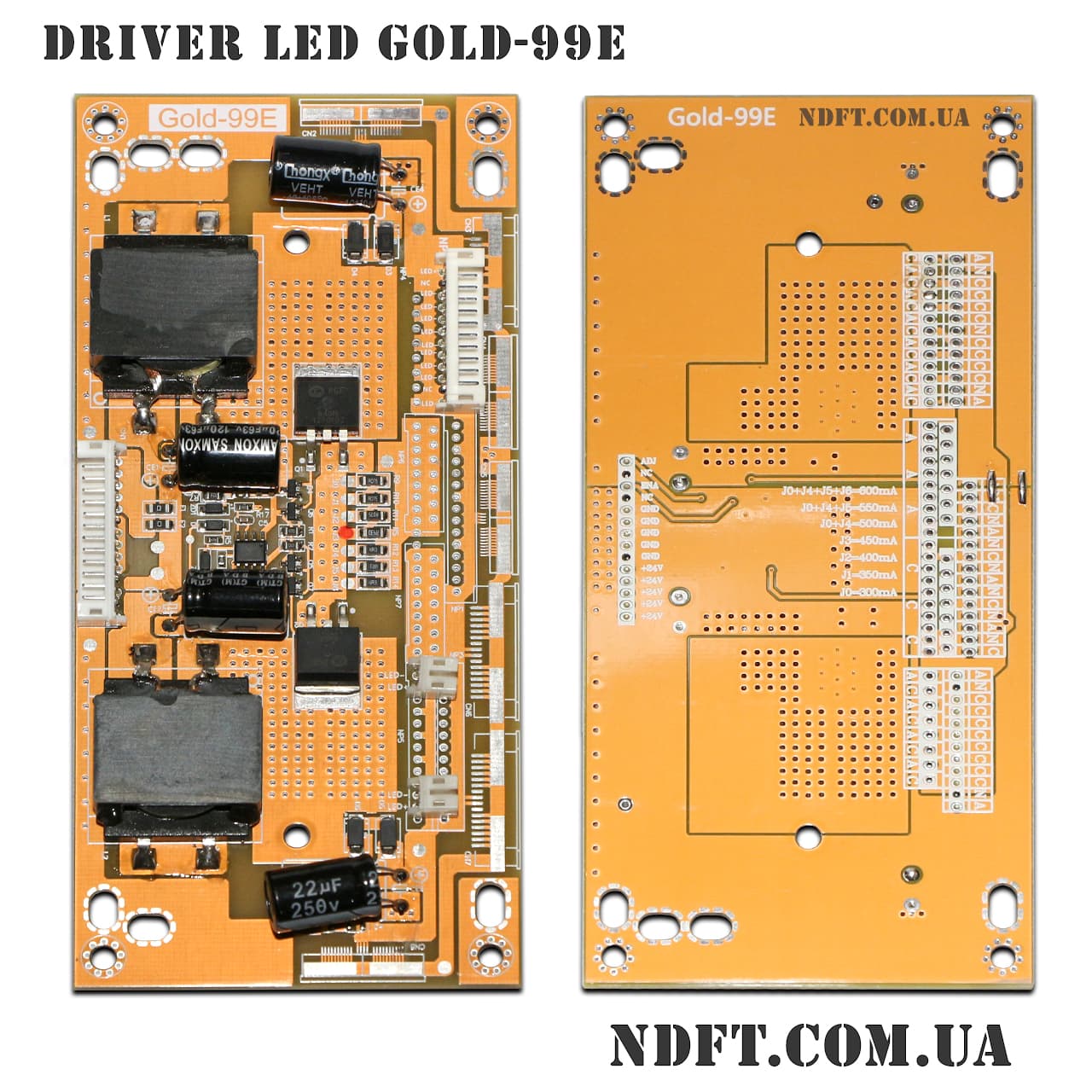 Gold-99E – Универсальный драйвер LED подсветки для экранов TV • NdFT .