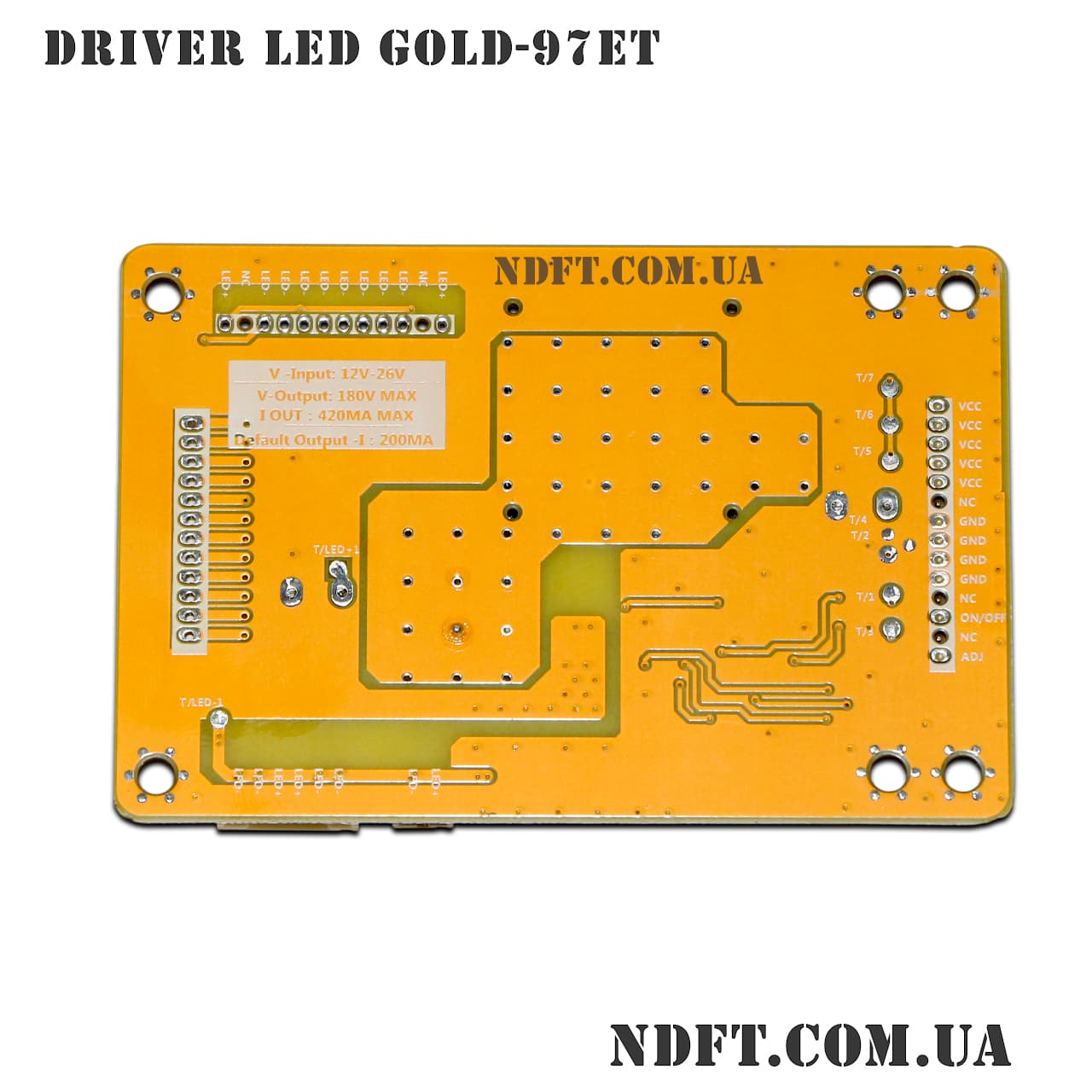 Gold-97ET (Gold-97E) – Универсальный драйвер LED подсветки для экранов .