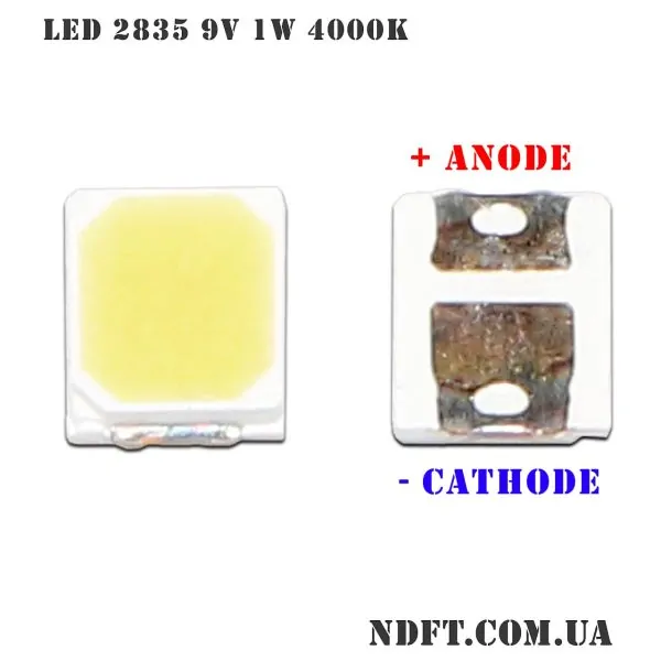 LED 2835 9V 1W 4000K